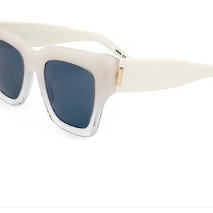 Brand New BOSS White Square Sunglasses